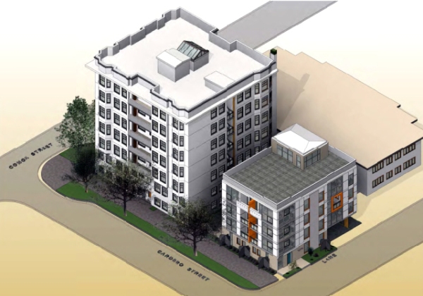 Rendering of the Proposed Infill